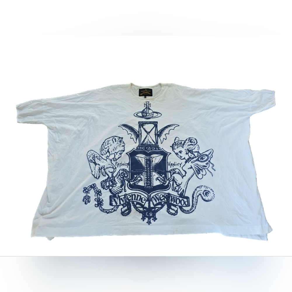 Vivienne Westwood Anglomania Fashion Vanity Oversized T-Shirt Size OS
